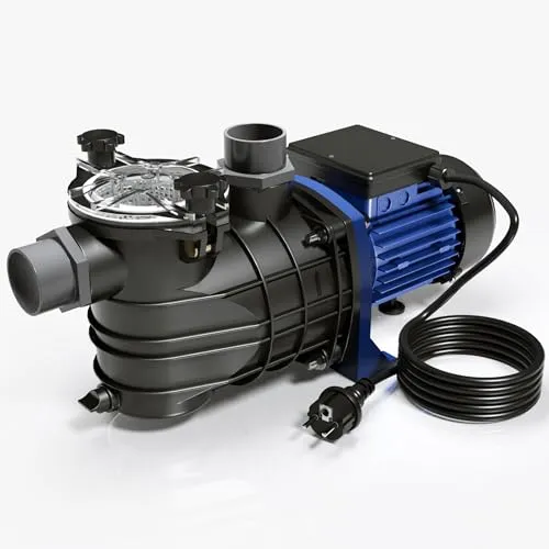 Pool Pumpe 17700 l/h 1100 W – Effiziente Filterlösung für sauberes Wasser - Poolpumpen mit 17.700 l/h Förderleistung und 1100-Watt-Motor für optimale Wasserzirkulation und einfache Installation.