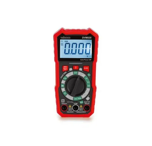 Echt-Effektivwert-Digitalmultimeter - CAT III - 600 V - 8 Funktionen - Spannungsprüfer mit 8 Funktionen, robust und präzise für vielfältige Messaufgaben, ideal für Profis und Hobbyelektroniker.