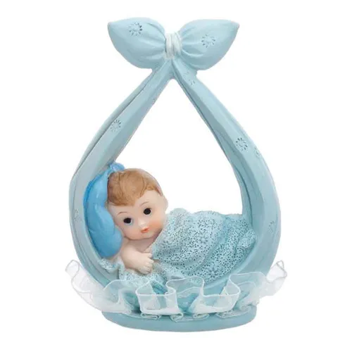 Baby-Figur blau oder rosa versch. Motive/Größen als Deko Tortendeko Geschenk