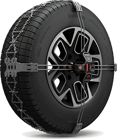 König K-Summit XL K55 Schneeketten - Schneeketten für SUVs und Vans, einfach zu montieren und bieten hervorragenden Grip auf eisigen Straßen.