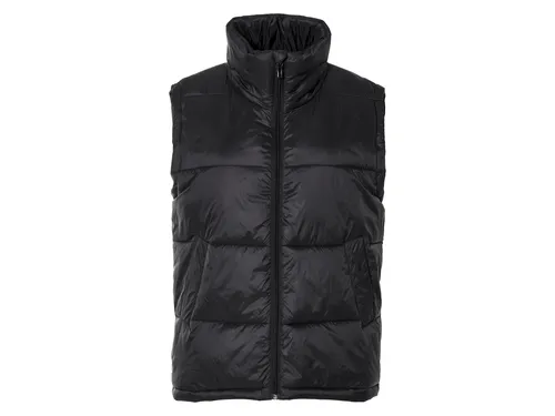 esmara Damen Steppweste, wasserabweisendes Obermaterial (Schwarz, L(44/46))