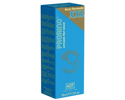 PRORINO Stimulationsgel Cream for Men, Tube mit 50ml, 1-tlg., anregende Penis-Creme mit Ginkgo und Taurin