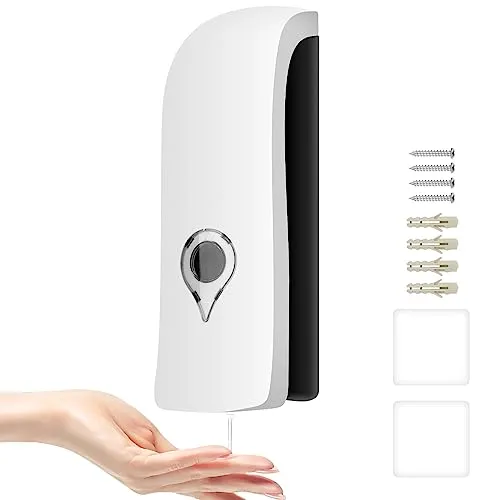 300ml Manueller Wand-Seifenspender - Wandmontierter Seifenspender für Duschgel, Shampoo und Desinfektionsmittel, einfach zu installieren ohne Bohren, ideal für Küche, Bad und öffentliche Orte.
