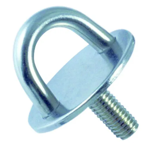 Augplatte rund mit Gewinde 50 x 8 mm Bügel-Platte Edelstahl Öse Auge Zurröse