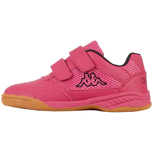 Kappa Indoor Kinder Hallenschuhe pink 260695K 2211, Größe 26 EU - Bequeme und stylische Hallenschuhe für Kinder, ideal für den Indoor-Sport. Mit rutschfester Sohle und atmungsaktivem Material für optimalen Tragekomfort.