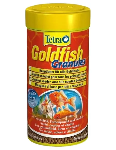 Tetra Goldfish Granules 250 ml - Futtergranulate für Goldfische und kaltliebende Fische, schwimmend und ideal für eine gesunde Ernährung