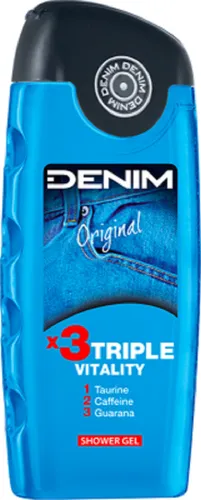 DENIM Original *3Triple Vitality Duschgel / Showergel 1 x 400ml New