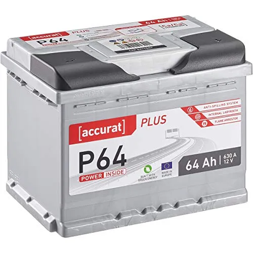 Accurat Plus P64 Autobatterie