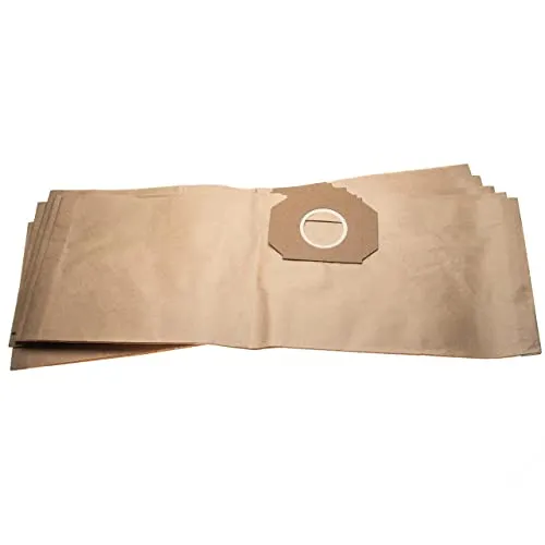 vhbw 5X Staubsaugerbeutel kompatibel mit Thomas Junior 1220, Junior 1220 Plus, Power Clean, Power Edition 1520 Staubsauger - Papier, 63,3cm x 22cm