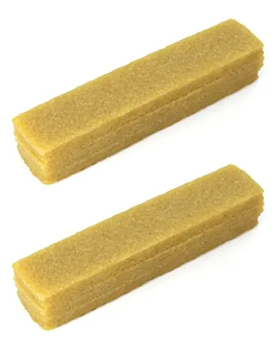 QWORK® 2 Stück Schleifband Reinigungsblock 200 * 40 * 40 mm für die Reinigung von Schleifbänder & Schleifscheiben - Hochwertige Naturkautschuk
