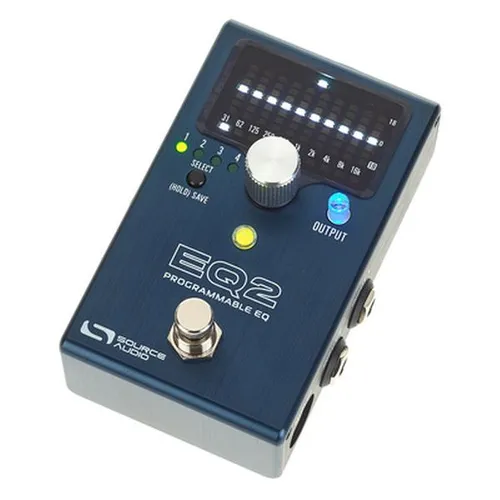 Source Audio SA 270 - One Series EQ2 - 10-Band Equalizer Effektpedal für Studio & Recording, mit 10 editierbaren Frequenzbändern und vollständiger MIDI-Fähigkeit für maximale Flexibilität.