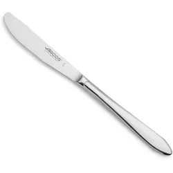 Tafelmesser Arcos Berlin einteiliger Monoblock aus Edelstahl 18/10, 3 mm stark und 10 cm Klinge im Karton. - Silber