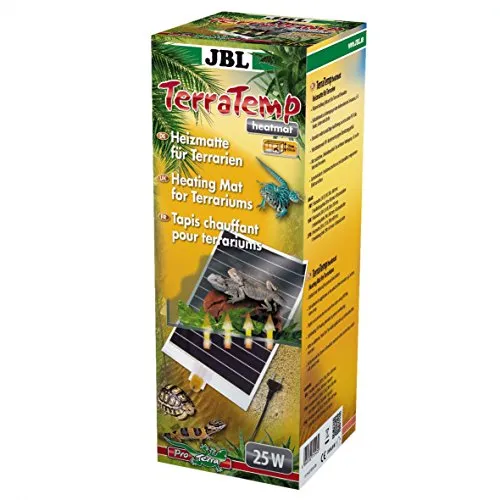 JBL TerraTemp heatmat 71149 - Heizmatte für Terrarien, 25 W, selbstklebend und ideal für optimale Wärmestrahlung