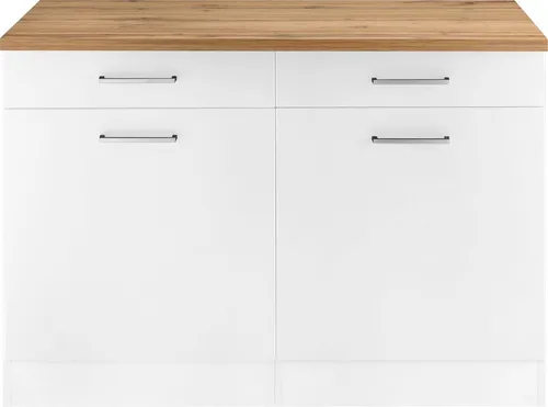 KOCHSTATION Unterschrank KS-Kehl Breite 120 cm in weiß von Kochstation