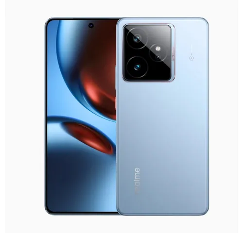 realme GT 7 512GB/12GB RAM Dual-SIM - ice-sense-blue - Smartphone mit 5G Unterstützung und hellem Display, ideal für Multimedia und schnelles Surfen.