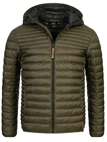 Indicode Winterjacke Bowers orange XXL (58) - Funktionsjacke für kalte Tage, aus 100% Polyamid gefertigt, bietet optimale Wärme und Komfort mit einem stylischen Stehkragen.