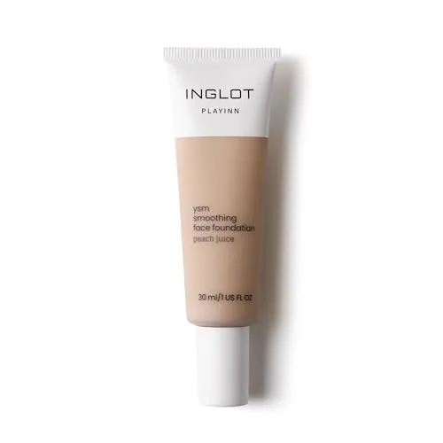 Inglot Playinn YSM Creme Foundation Flüssiges Make-Up, Hautton-Anpassung Foundation, Natürliches und Mattes Aussehen, Seidige Glätte, für Jeden Hauttyp, 30 ml : 41