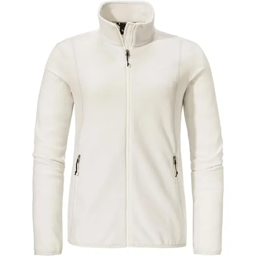 SCHÖFFEL Damen Unterjacke Fleece Jk Style Ash WMS - Funktionsjacke aus leichtem Tecnopile, bietet angenehme Wärme und hervorragenden Feuchtigkeitstransport für optimale Bewegungsfreiheit bei Outdoor-Aktivitäten.