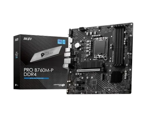 MSI MB PRO B760M-B DDR4 SOKET 1700 DDR4 4800(OC) PCI-E,M.2 USB3.2 HDMI, 1x 2,5G LAN mATX