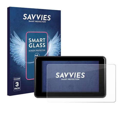 3x Savvies Schutzglas für Vechtel Motorrad Carplay 5