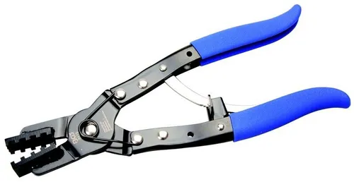 Schlauchklemmen-Zange 0-38mm - Zangen für präzises Arbeiten, ideal zum sicheren Befestigen von Schlauchklemmen in engen Räumen.