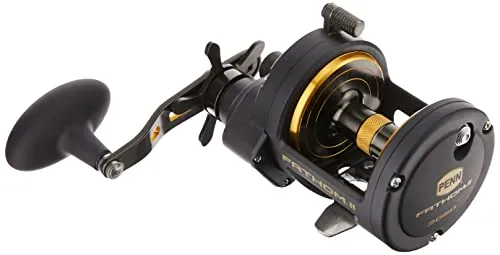 PENN Fathom II Star Drag Reel SD 30 - Hochwertige Multirolle für Salzwasser - Angelrollen für Meeresangeln, mit starrem Metallrahmen, Schnellzugriff auf HT-100 Bremssystem und Live Spindle Design für mühelose Würfe.