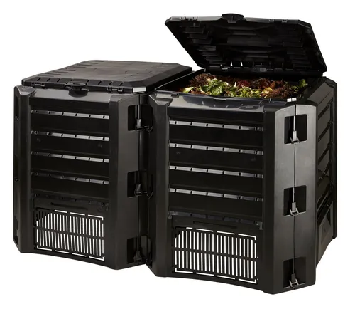 Komposter Compogreen 800 Liter - Schnellkomposter mit Stecksystem - Praktischer Gartenkomposter mit 800 Liter Fassungsvermögen, frostbeständig und wasserdicht. Ideal für effizientes Kompostieren im eigenen Garten.