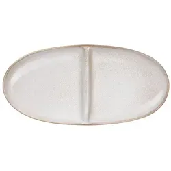 ASA Selection saisons Aperitifteller 2-geteilt, oval, sand in beige von ASA