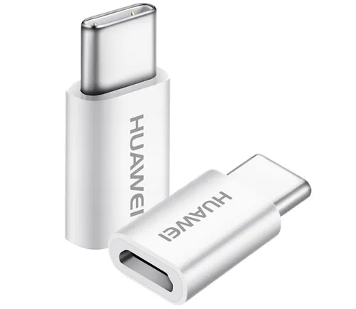 Handy Adapter 1x Micro-USB-Buchse-1x USB-C Stecker Huawei Ladeadapter Ladegerät