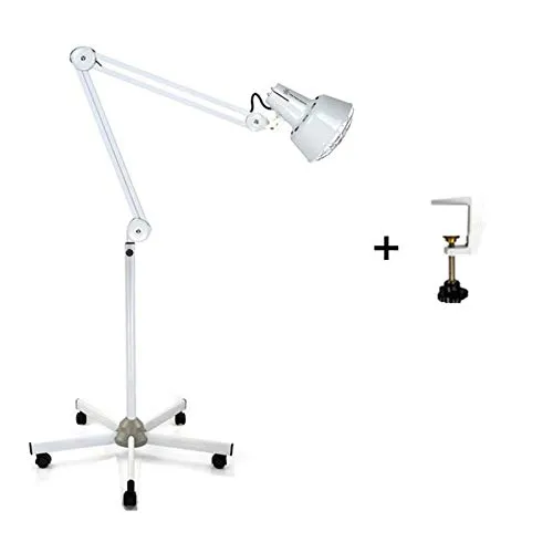 EDELWEISS BEAUTY Weiße Infrarotlampe 275 W Physiotherapie mit Haut, Thermotherapie mit Rotlicht, BOX-Größe 73 x 33,4 x 22,4 cm/6,8 kg