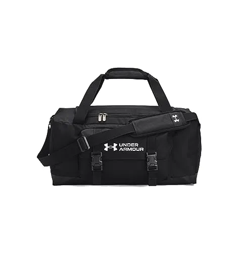 Under Armour UA Gametime Duffle SM - Unisex-Sporttasche in Schwarz - Klassische Sporttaschen mit robuster, PU-beschichteter Sohle für optimale Stabilität während des Trainings.