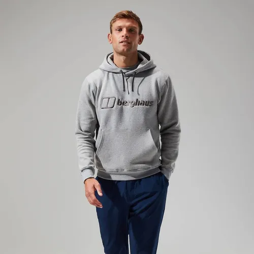Berghaus Herren Logo Pullover Hoodie - Outdoor Hoodie für Herren, aus Bio-Baumwolle, mit Kängurutasche und perfekt sitzenden Bündchen für zusätzlichen Komfort und Wärme.