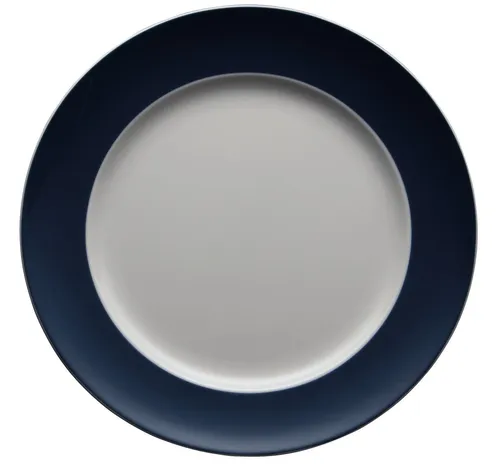 Thomas Porzellan Speiseteller Sunny Day Petrol Speiseteller 27 cm, Teller Flach
