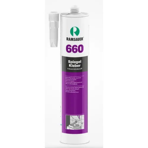 Ramsauer 660 Spiegelkleber haftstark Hybrid 290 ml weiss