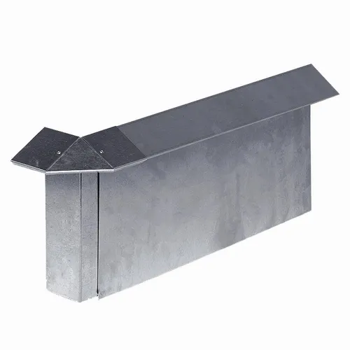 Schneckenabwehrblech 100cm, verzinkt, silber