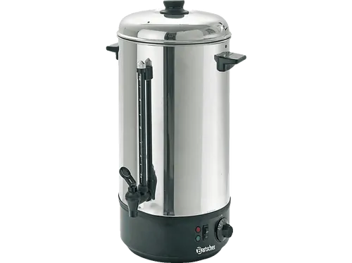Bartscher Heißwasser-Spender 10L - Wasserkocher mit 10L Kapazität, ideal für Gastronomie und Events. Thermostatische Temperaturregelung bis 100 °C für perfekten Genuss.