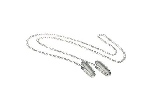 Serviettenkette mit Klammern versilbert 60 cm in silber von Bauer