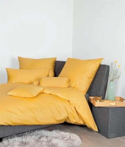 Janine Bettwäsche Colors 31001, Mako-Satin in rot von Janine