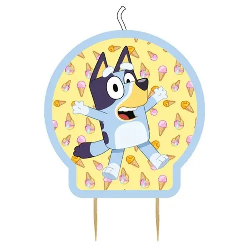 Bluey Kerze rund 10cm