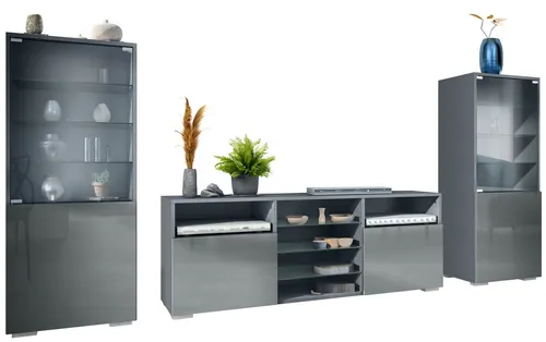 Vladon Wohnwand Granada von Vladon