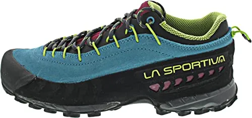 LA SPORTIVA W Tx 4 Blau - Leichter Damen Leder-Approachschuh - Wanderschuhe, ideal für Bergsteigen und Trekking, bietet hervorragenden Halt und Komfort für anspruchsvolle Abenteuer.