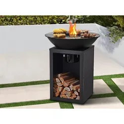 Vente-unique BBQ Plancha-Grill und Feuerschale IGNOS