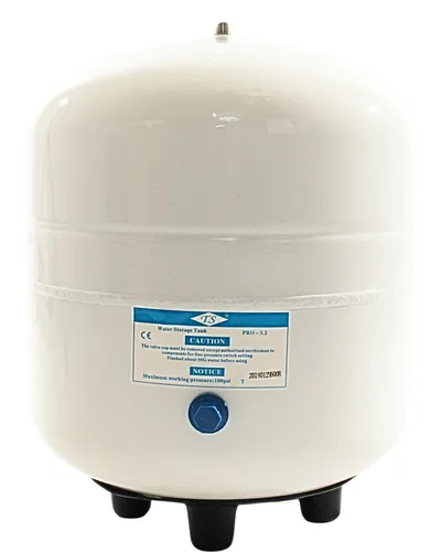 Wassertank Umkehrosmose RO 3,2 Gallonen – Stahl Vorratsbehälter - Wasserfilter für Umkehrosmose-Anlagen, robuster Stahl-Tank mit 12L Kapazität für zuverlässige Wasseraufbereitung und optimale Lagerung.