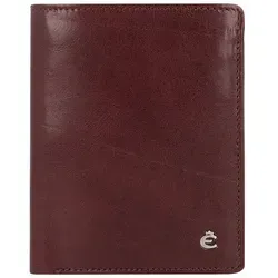 Esquire Geldbörse Toscana, Leder braun - Elegante Herrengeldbörse aus hochwertigem Leder, mit 6 Kartenfächern und praktischem Hochformat für optimalen Komfort im Alltag.