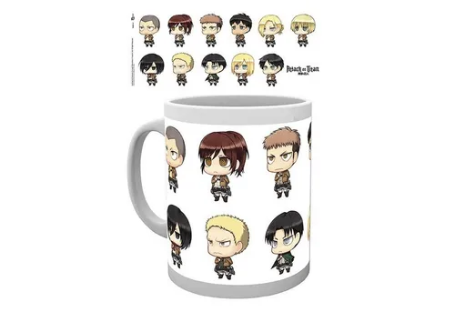 ABYstyle Tasse Attack on Titan - 320ml Tasse - Chibi Charaktere