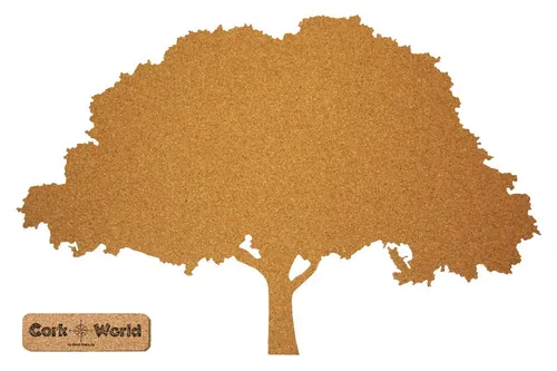 Kork-Deko.de Pinnwand Baum-Form