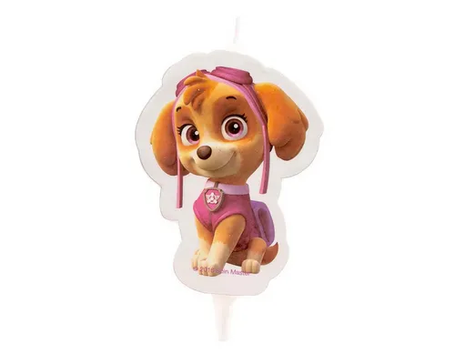 deKora Geburtstagskerze Kerze Paw Patrol Skye 7,5 cm