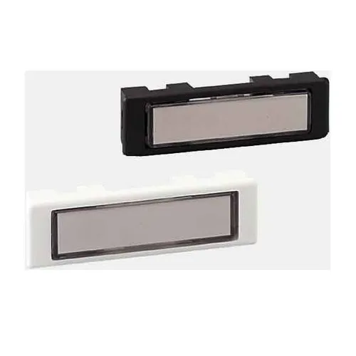 Balcom Electronic Klingeltaster KT 202 ws - Zubehör für Türsprechanlagen mit goldplattiertem Doppel-Reibekontakt und beleuchtbarem Namensschild für optimale Sichtbarkeit.