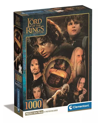 Clementoni Puzzle 1000el Władca pierścieni. The Lord of Rings 3990 8005125399079