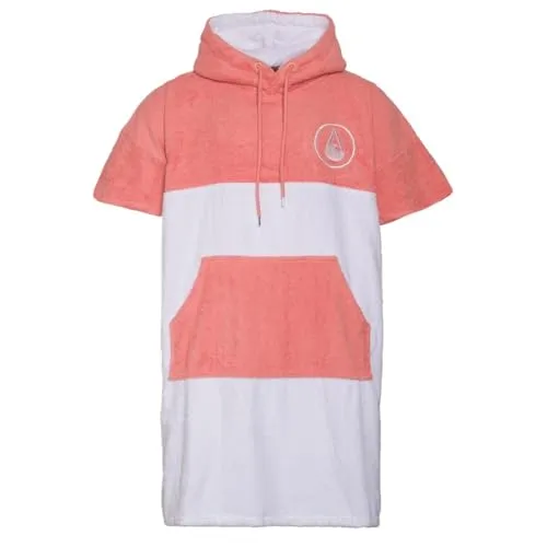 WAVE HAWAII Bade-Surf-Poncho Damen & Herren “Tavira”, Größe M, 160-190cm, 100% Baumwolle, Erwachsene, Frottee-Handtuch, Hohe Wasserabsorption, Umziehhilfe